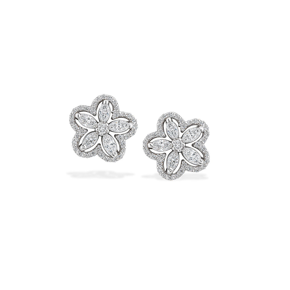 گوشواره برلیان و مارکیز کد 15544